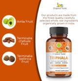 Suplemento Organic Veda Triphala Cápsulas  limpieza de colon