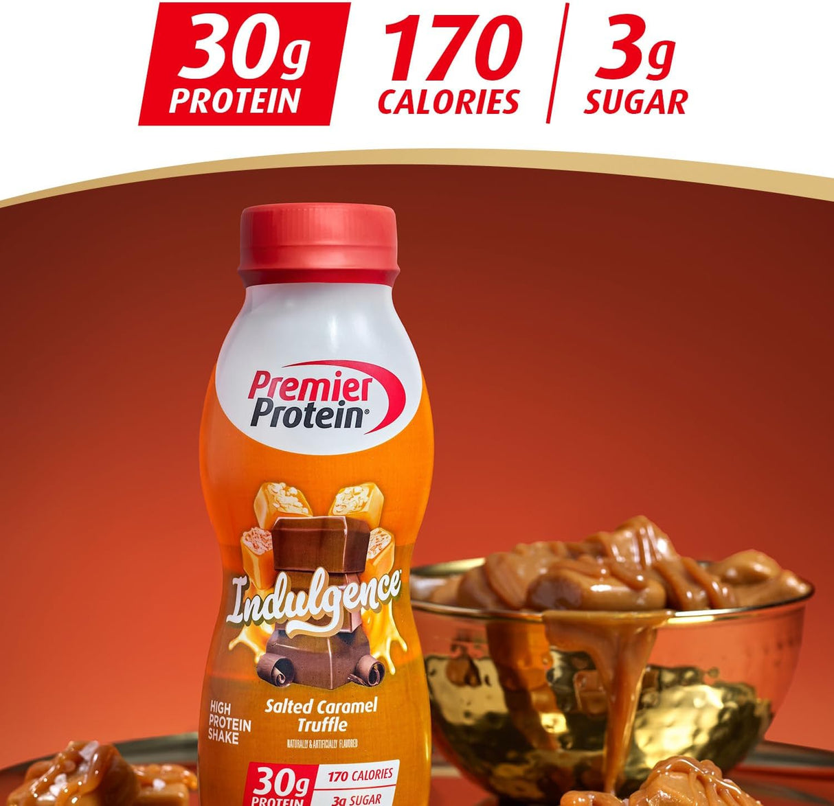 Batido de Proteína Premier Protein, 30g, 3g Azúcar, Pack 12