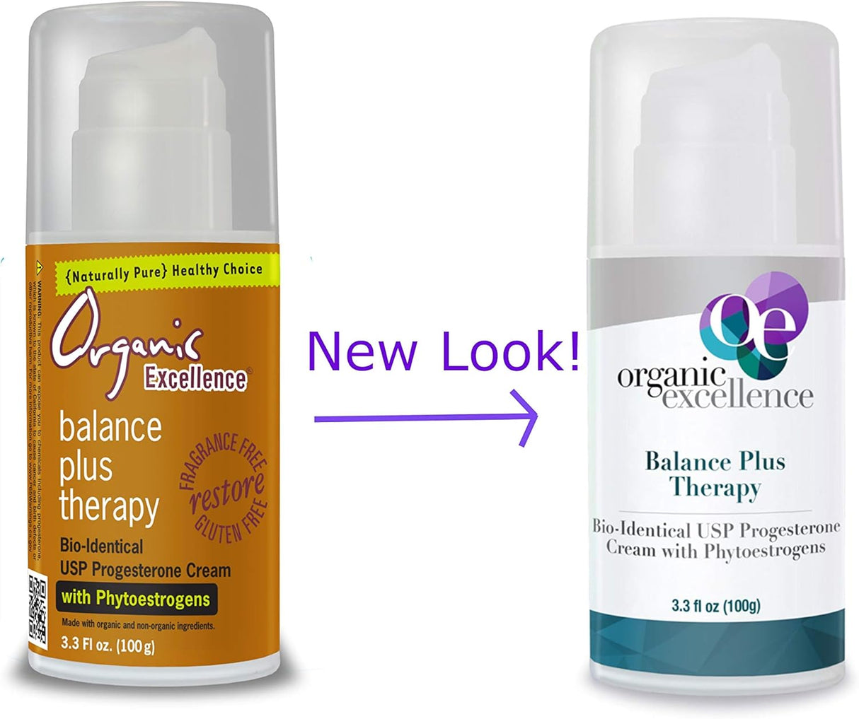 Balance Plus Terapia con Progesterona Orgánica USP, 3.3 oz