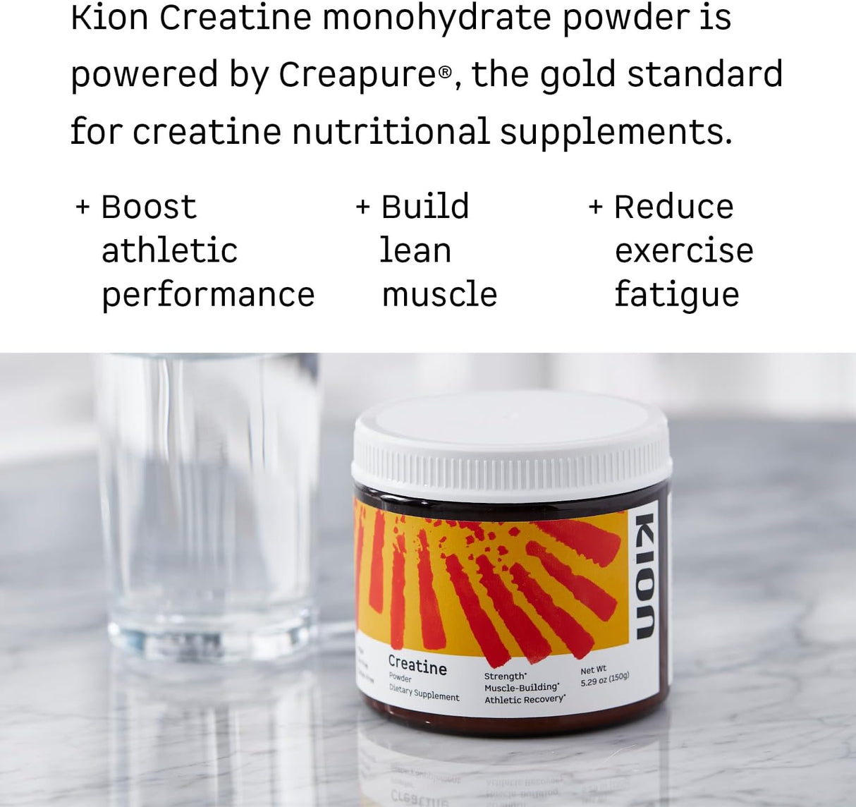 Creatina Kion | Energía y Fuerza | 30 Porciones