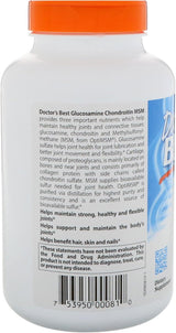 Suplemento Articular, Doctor's Best, Glucosamina y MSM, 240 Caps
