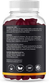 Suplemento de Testosterona Gummies Masculinos, 10x Fuerza, 60u