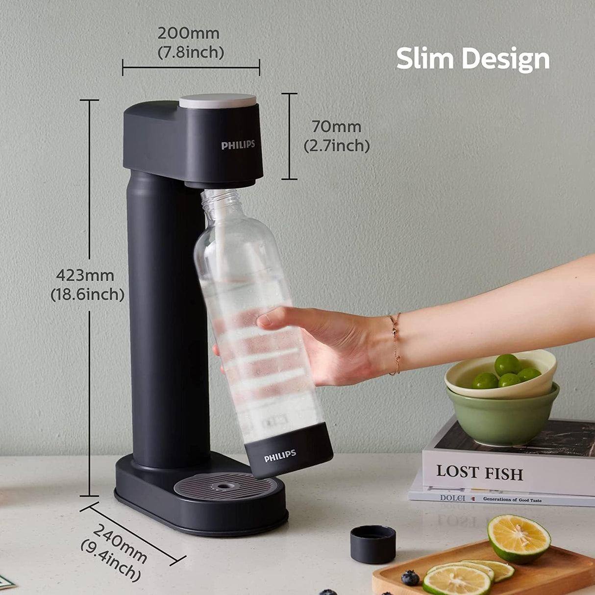 Maquinas para agua con gas SodaStream de 1 litro