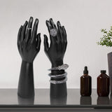 Par de Manos de Maniquí para Joyería, Display Normal, Plástico
