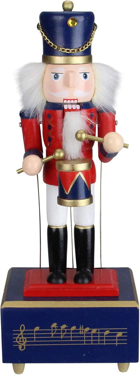 Figura Navideña Animada y Musical Nutcracker Drummer de Northlight