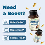 Complejo de Vitamina B y C con Ácido Fólico - Potencia Alta
