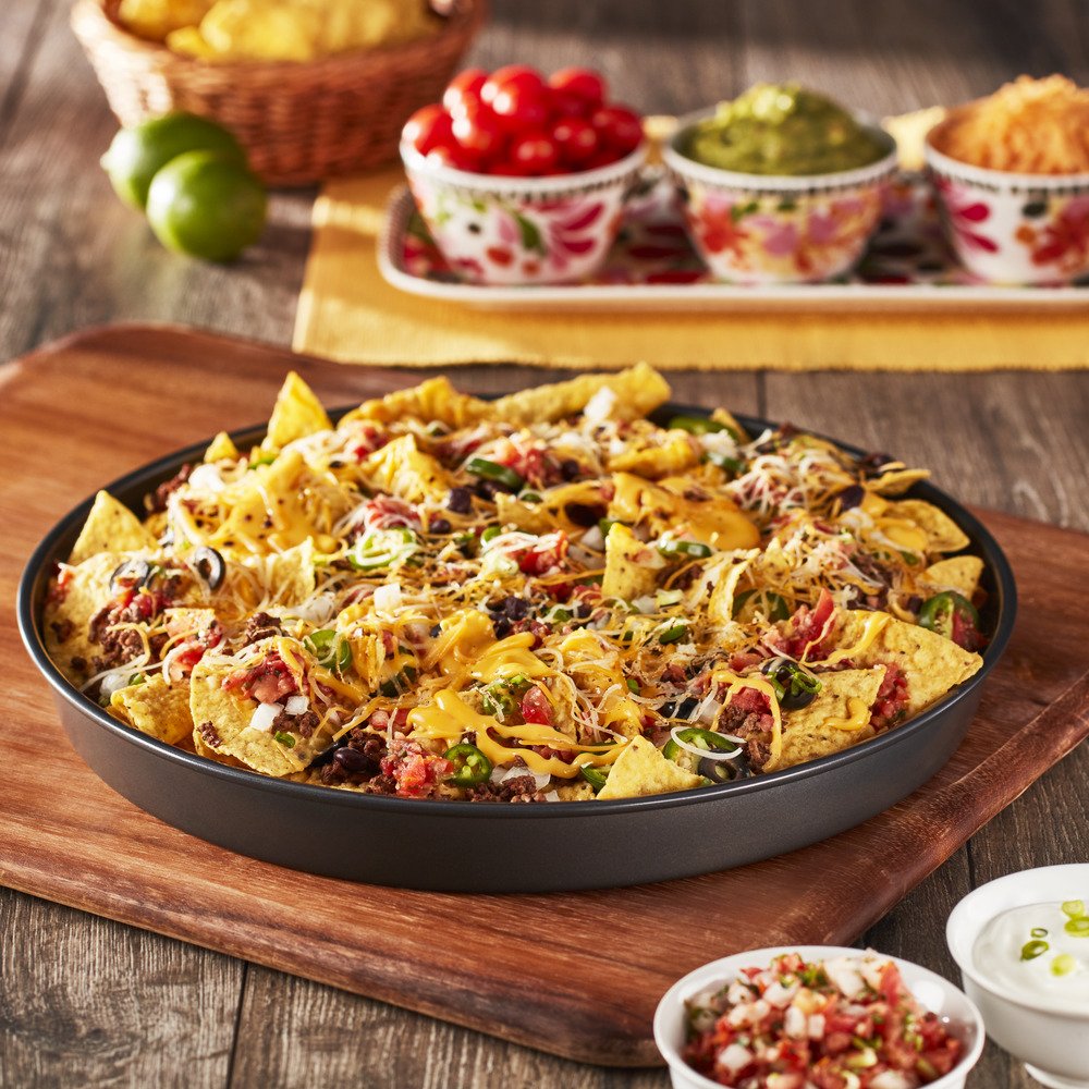 Bandeja profesional para pizza plato hondo antiadherente