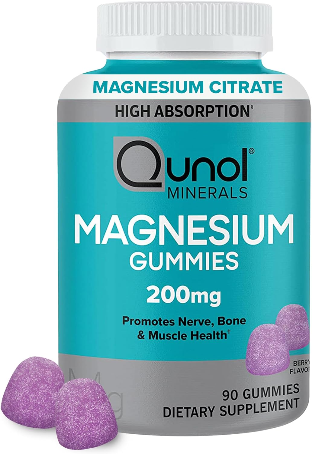 Suplementos de magnesio para adultos 200 mg de citrato