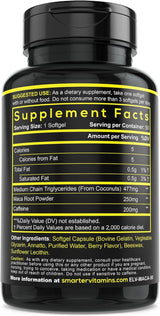 Energizantes con Cafeína y MCT, 50 Softgels