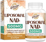 Suplemento liposomal NAD+ 500 mg envejecimiento saludable 60