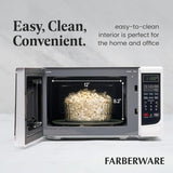 Microondas Farberware 700W, 0.7 Cu. Ft., Interior fácil de limpiar