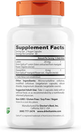 Suplemento Doctor Best 20 mg Lutein 120 und vegetarianas