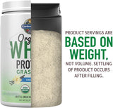 Proteína de suero de leche de vaca alimentada con pasto Garden of Life, 21g, probióticos