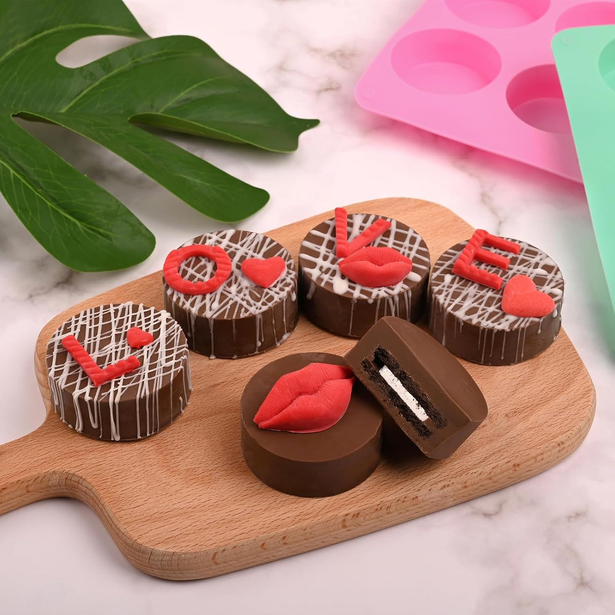 Moldes de Silicona para Galletas y Chocolates (2 Pack)