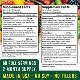 Suplemento de Frutas y Verduras, Natural Energy, 360 Cápsulas
