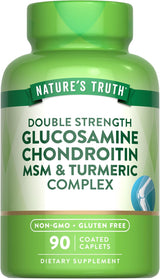 Complejo de Glucosamina, Condroitina y MSM | Nature's Truth 90 Caplets