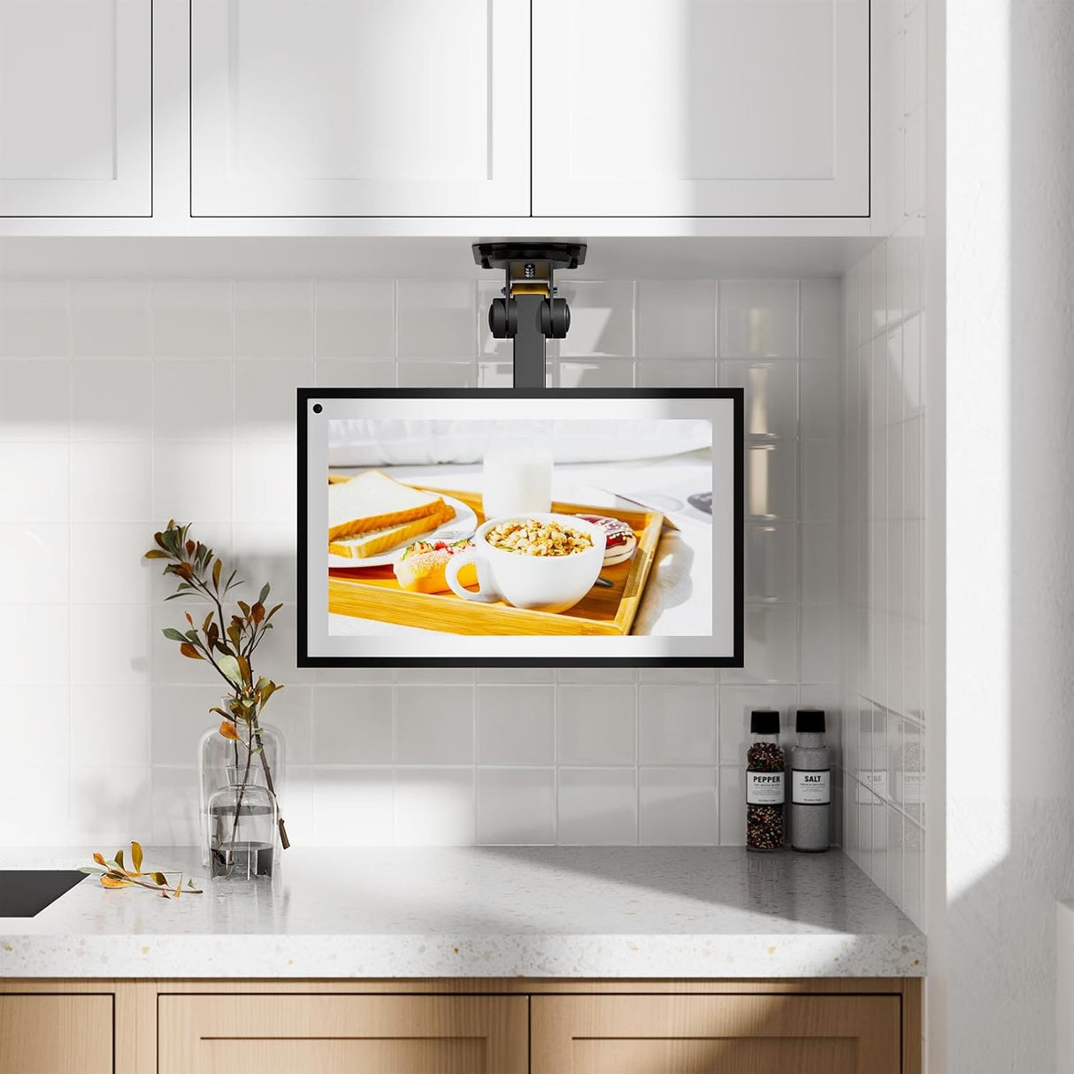 Soporte plegable para TV de techo soporte giratorio