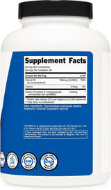 Nutricost HMB 1500mg + Vitamina D3 6000UI, 240 cápsulas