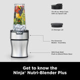 Licuadora Personal Ninja BN301, 900W, (3) Tazas, Fácil Limpieza