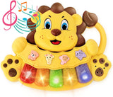 Juguete Musical León para Bebés - 5 Teclas Iluminadas - Interactivo