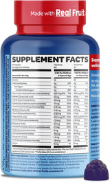 Gominolas Multivitamínicas Smurfs, 15 Vitaminas, 60 Gummies