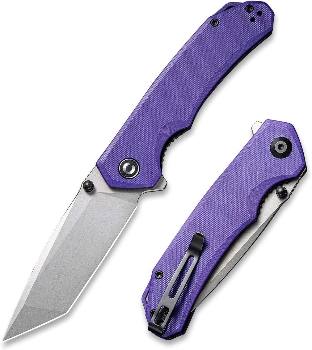 Cuchillo de bolsillo plegable Tanto D2 con G-10, 3.5