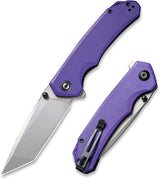 Cuchillo de bolsillo plegable Tanto D2 con G-10, 3.5