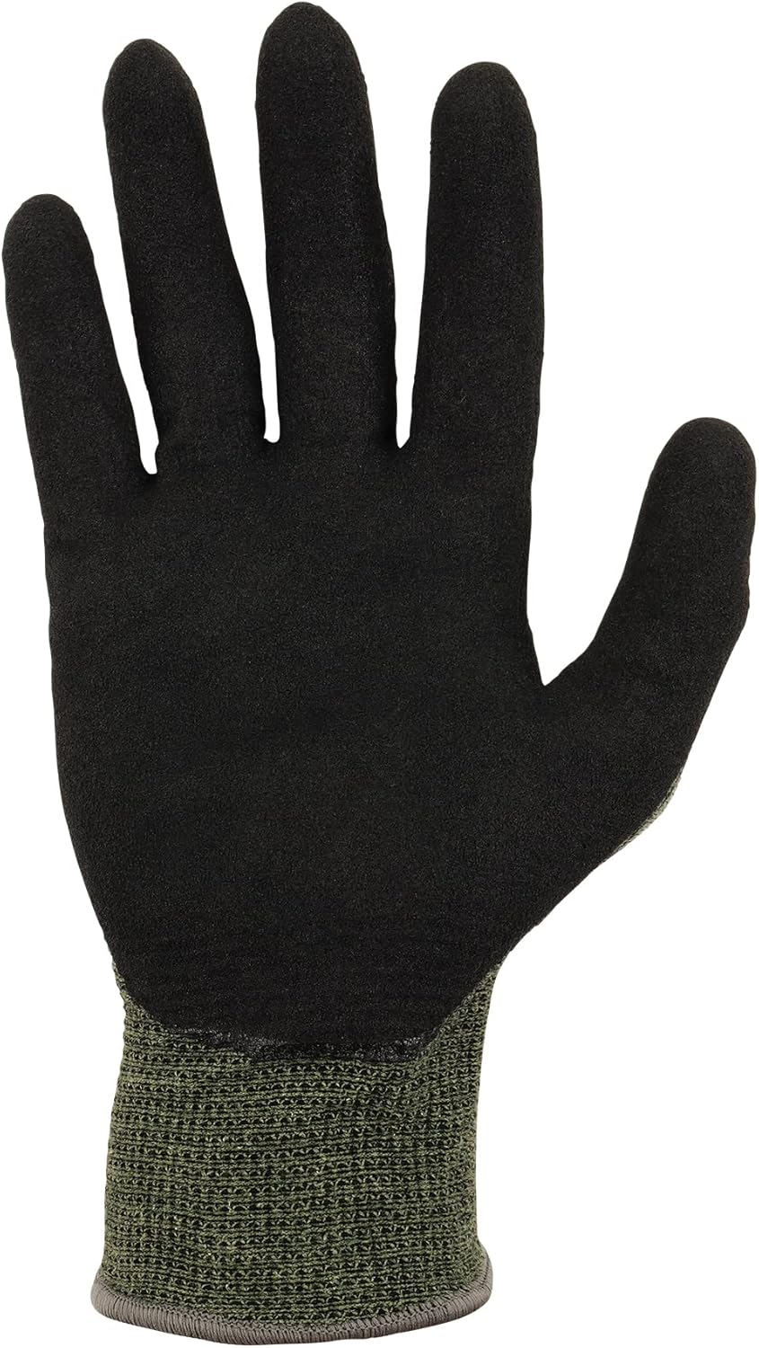Guantes de trabajo palmas recubiertas de nitrilo talla M