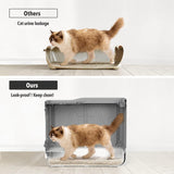 Caja de arena cubierta para gatos de interior Pet Prime