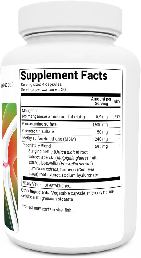 Suplemento Avanzado de Apoyo Articular con Glucosamina