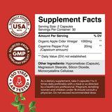 Suplemento de vinagre de sidra de manzana nutricionales