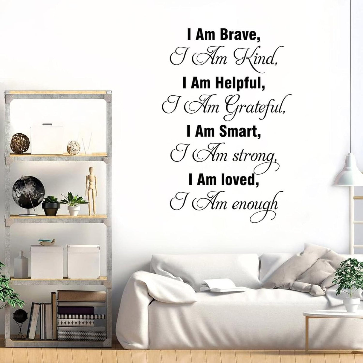Vinilos Decorativos I Am Brave - Frases Positivas para Hogar
