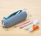 Estuche Horizontal con Cremallera, 2.5 x 7.9, Gato Calicó