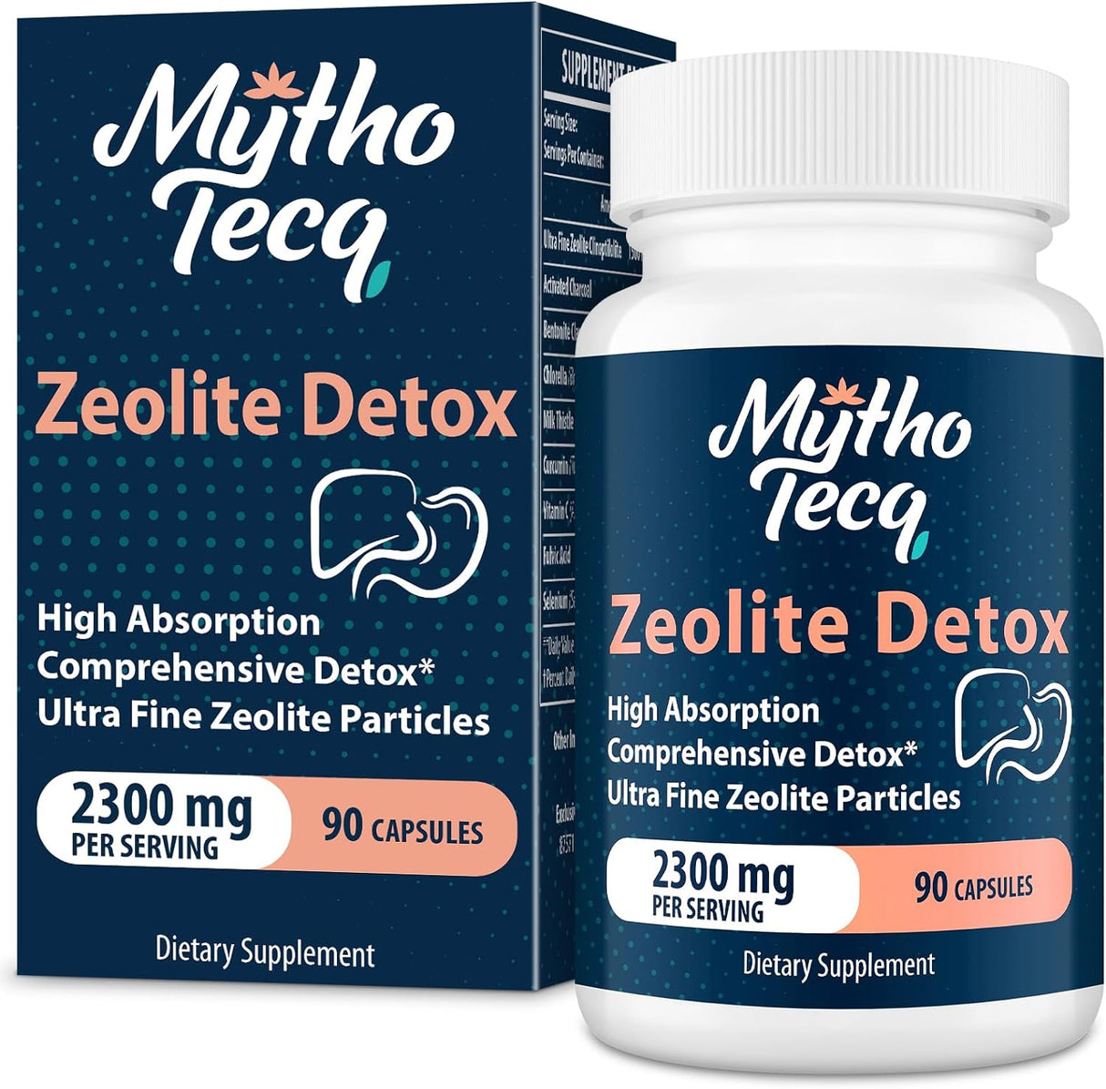 Zeolite Detox Capsules, 90, Absorbente, Limpieza Total