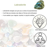 Cristales de Labradorita Crudos, Piedras Naturales para Sanar