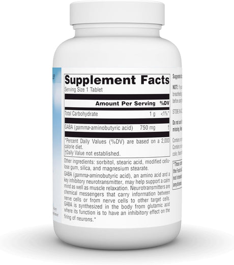 Suplemento Serene Science GABA 750 mg Calm Mind 90 tabletas