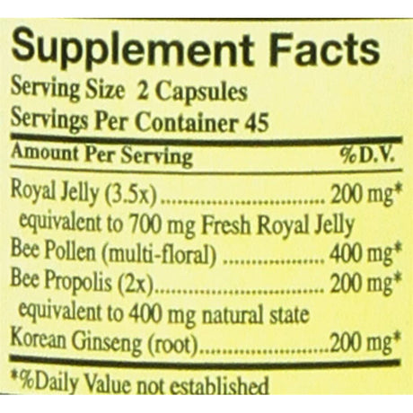 Suplementos Alimenticios propóleos de polen de abeja real