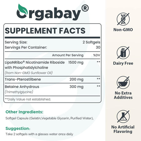 Suplemento Riboside liposomal  apoyo al envejecimiento