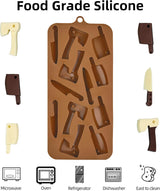 Moldes de Chocolate Halloween, Silicona, 3pcs, para Resina y Jabón