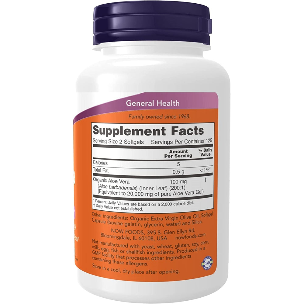 Suplementos Alimenticios Aloe Vera Aloe barbadensis  250 cáp