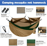 Hamaca Doble con Red Antimosquitos - Gold Armour - Camping Essentials