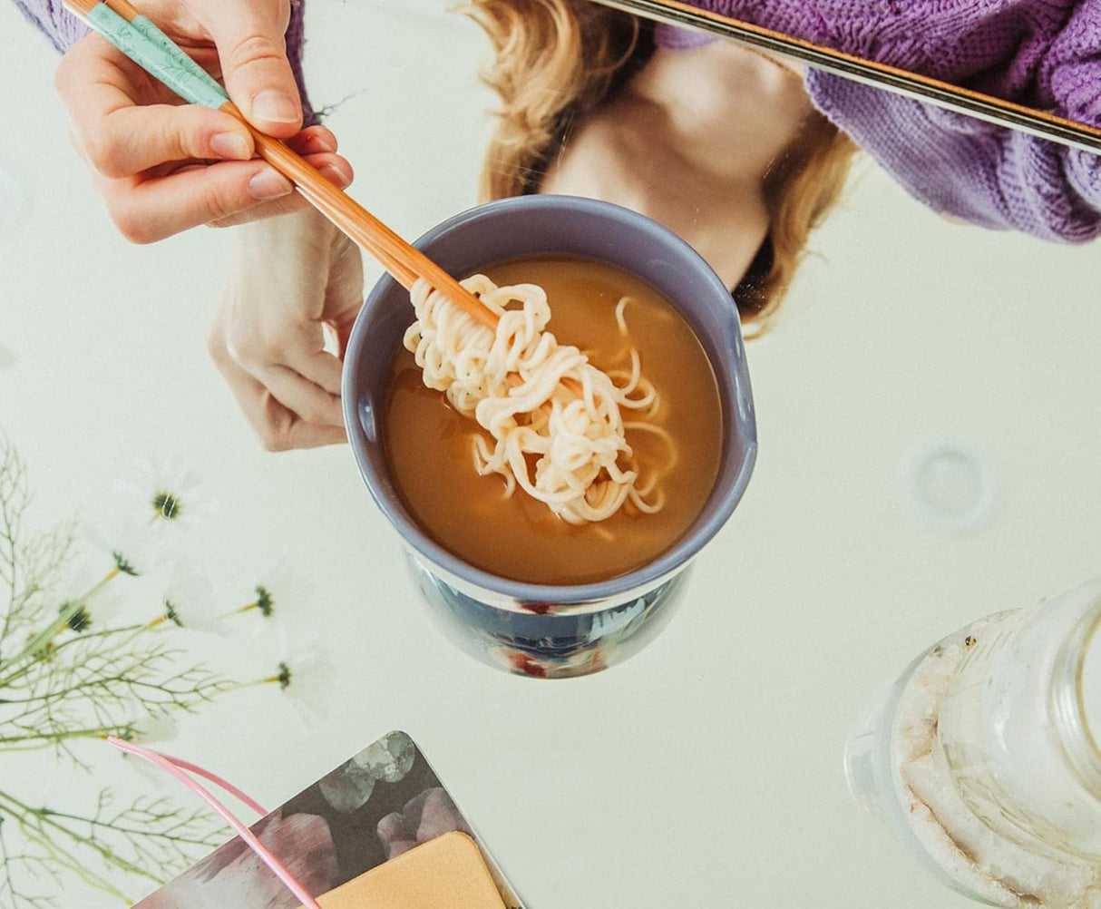 Juego de Cerámica para Ramen Silver Buffalo, 20 oz, Ariel