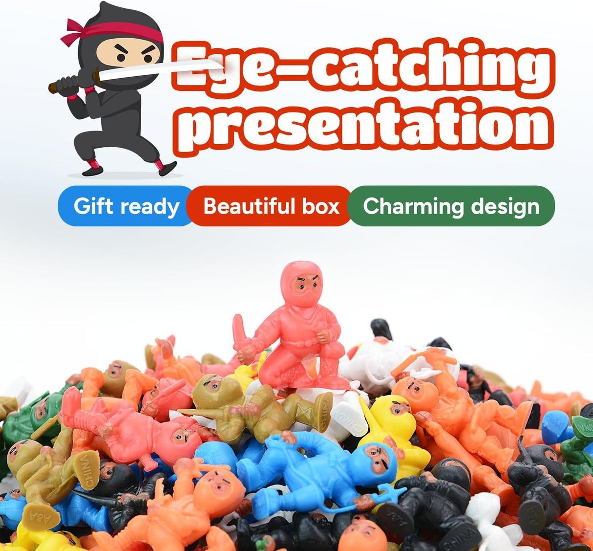 Figuras de Acción Mini Ninja - Suministros de Fiesta - 36 piezas