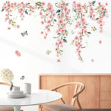 Vinilos de Pared Florales Wondever, Adhesivos Decorativos