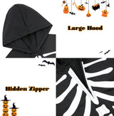 Disfraz Halloween Niños Enlifety Traje Esqueleto Brillo 1-8T