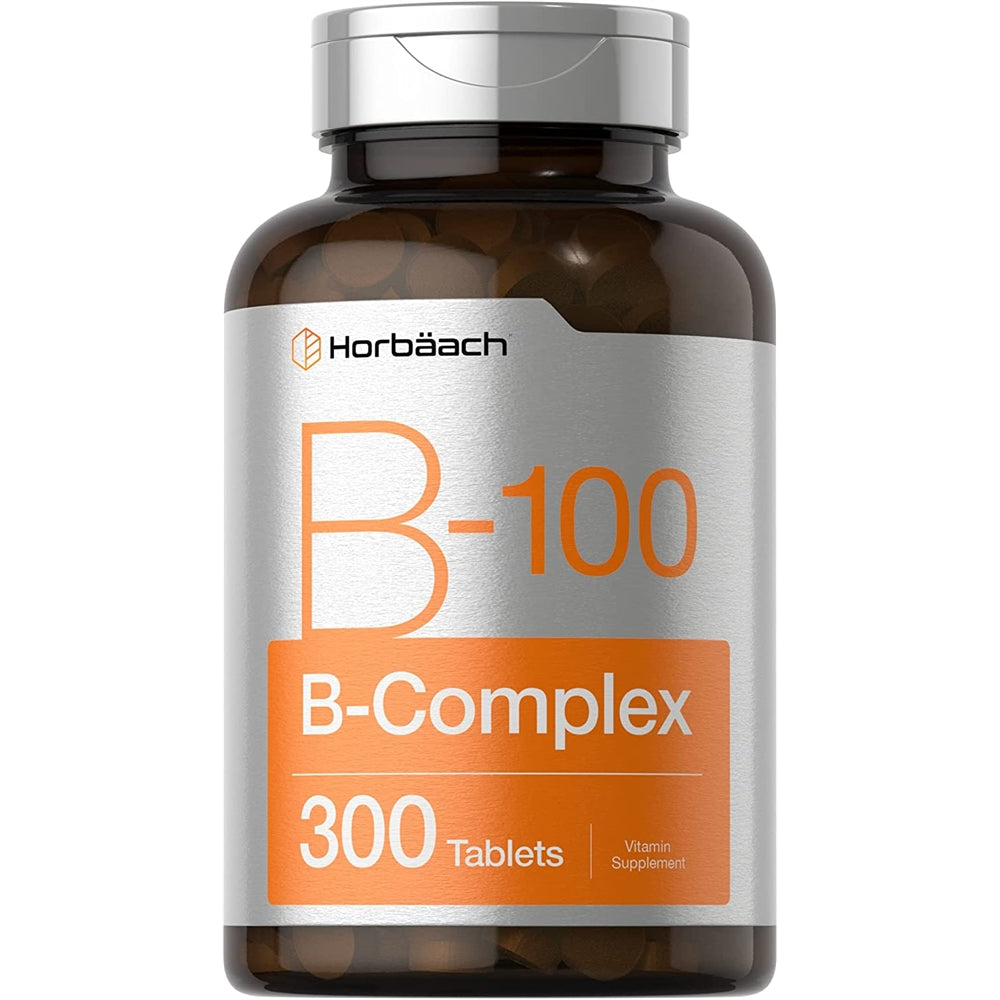 Suplemento Complejo de vitamina B-100   300 comprimidos