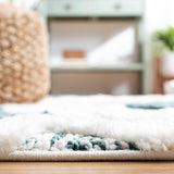 Alfombra Shag Marroquí con Borlas - Diseño Bohemio, MTS688Y-3SQ