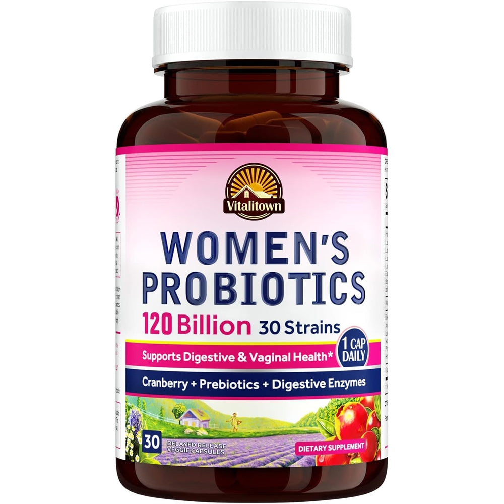 Suplementos Probióticos para mujer 120 mil millones de UFC