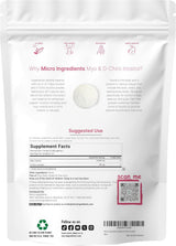 Myo-Inositol & D-Chiro Inositol Powder Micro Ingredientes 1lb