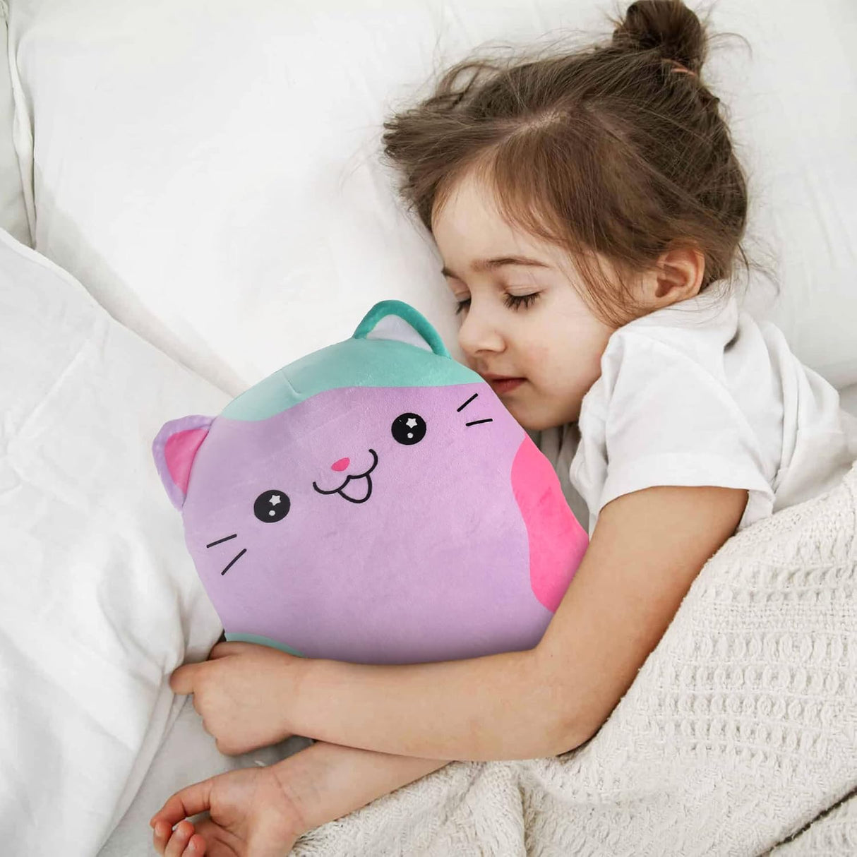 Peluches de gatos juego de 3 para niños